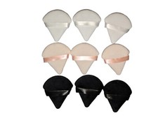 9 Pieces Powder Puff Face Triangle Makeup Puff for Loose Powder Setting Powder,