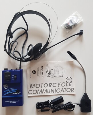 NOS Vintage Nady Systems Motorcycle Communicator PRC-7 