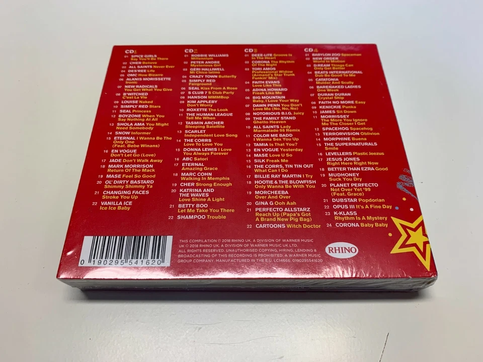 Various – 90 SMASH HITS OF THE 90´s - 4 CD´s>Spice Girls,Cher,Tori Amos,Roxette - Bild 2 von 2