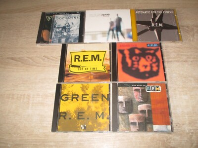 R.E.M. 7 CD Musik Sammlung Document + The Sun + Out Of Time + Monster + Green +
