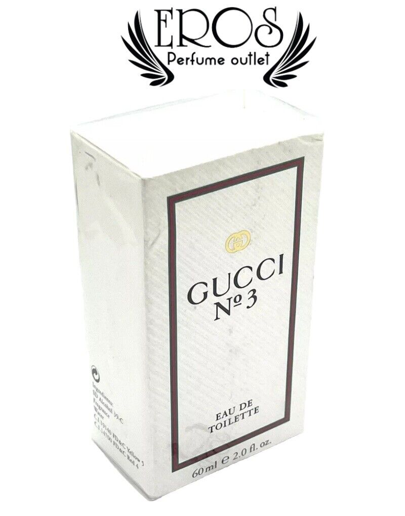 RARE Vintage * GUCCI No 3 EAU DE TOILETTE 60 ML/ 2 OZ Sealed RARE Vintage * GUCCI No 3 EAU DE TOILETTE 60 ML/ 2 OZ Sealed