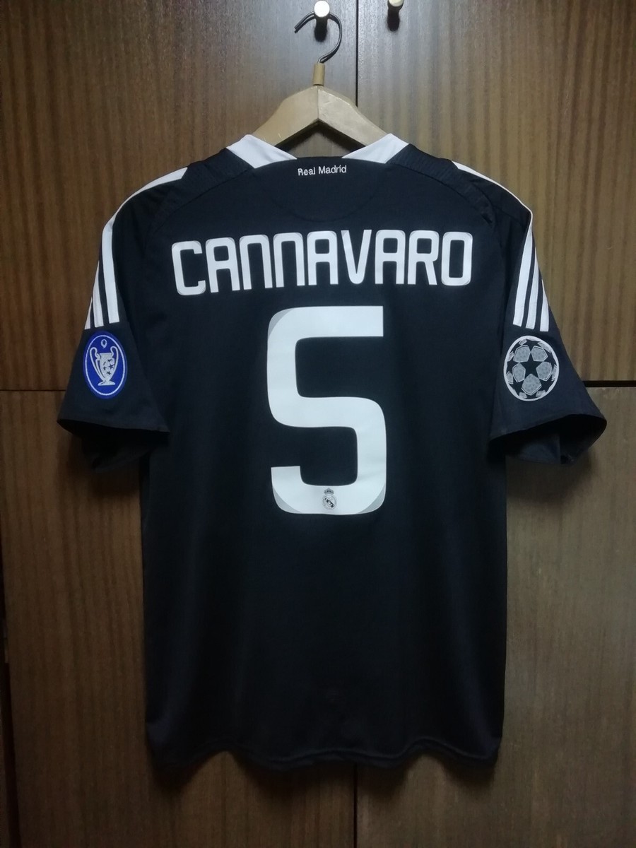 Real Madrid Cannavaro Third 2008 2009 UCL Adidas Shirt