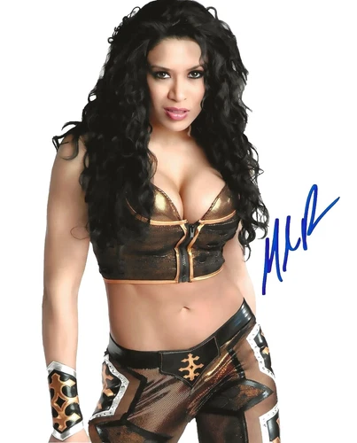 Melina WWE Wrestling Original Autographed Photos