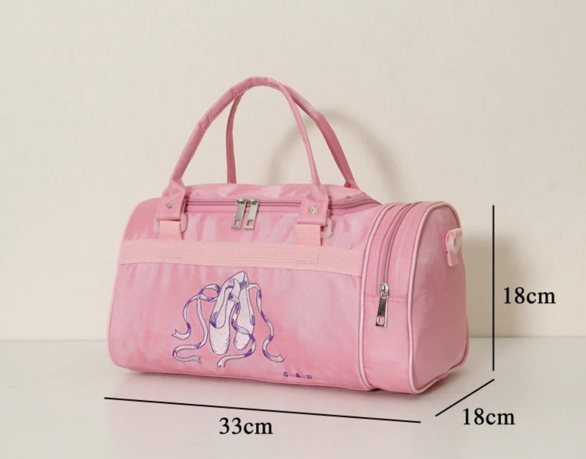 Ballet Dance Kids Pink Sport Purse Sport Bag For Kids Ballerina