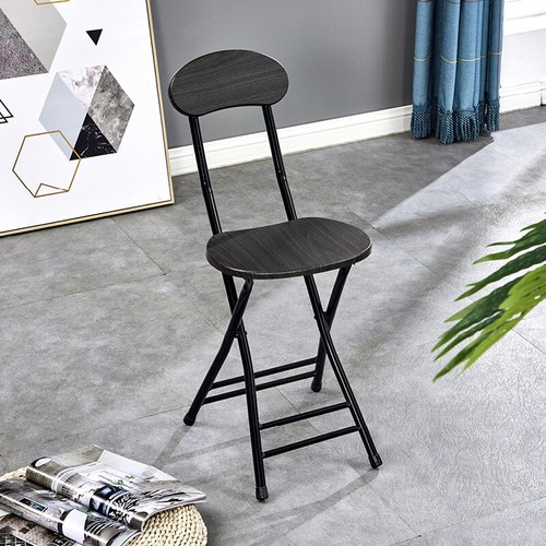 2/4X BREAKFAST BAR FOLDING STOOL CHAIR SEAT FOLDABLE LIGHT WEIGHT CAMPING GARDEN - Picture 6 of 26