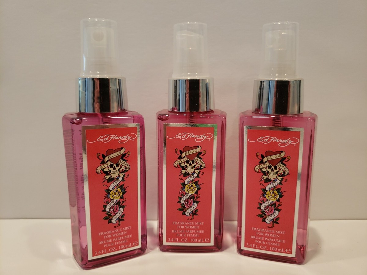 Ed Hardy Lot Fragrance Mist For Women NWOB