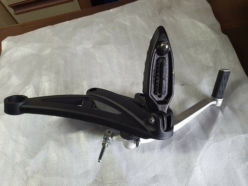 DUCATI DIAVEL OEM RIGHT PEG, BRACKET & BRAKE PEDAL REAR SET - Picture 3 of 4