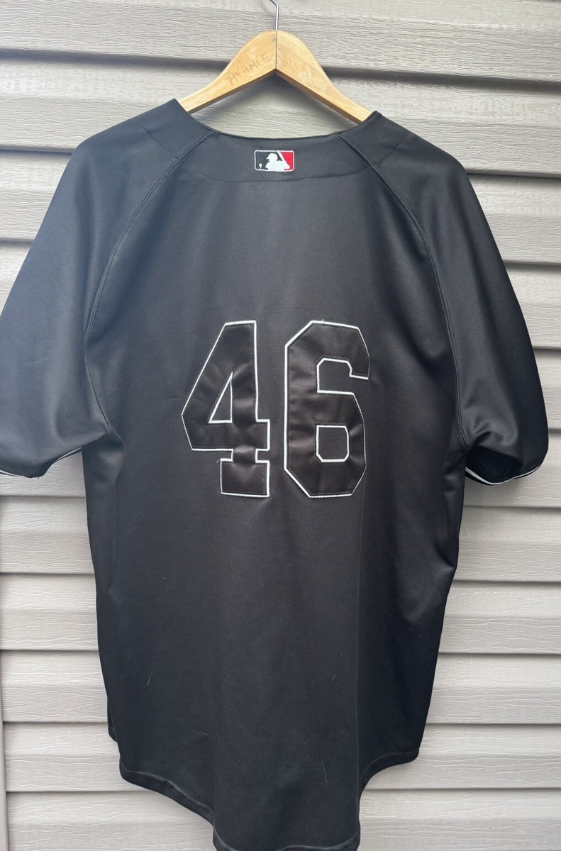 NY Yankees #46 Andy Pettitte Majestic Jersey 2009 Champs
