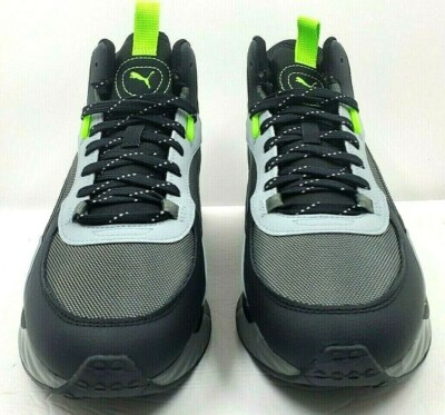 New Puma Wild Rider Mid WS Black/Grey 381598-01 Men display picture 1