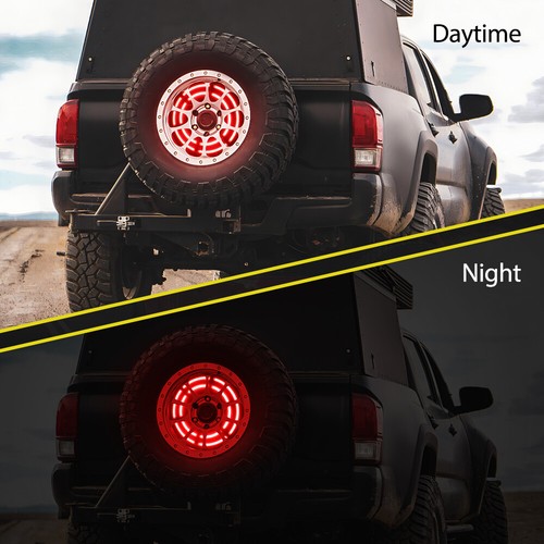 14" LED 3rd Spare Tire Brake Light Tail Light Lamp for 07-2018 Jeep Wrangler JK - Bild 12 von 12