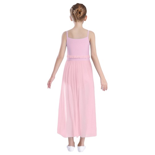 Kinder Mädchen Tanzkleid moderne Tanzkleidung Glitzer Performance Salsa Bühne - Bild 68 von 82
