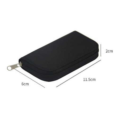 Memory Card Storage Bag Holder Wallet 22 Slots for CF/SD/Micro SD/SDHC/MS/DS - Picture 5 of 8