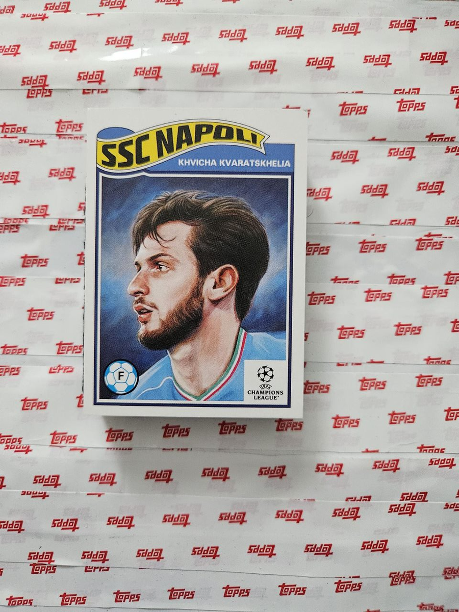 Topps NOW UCL Living Set Card 611 Khvicha Kvaratskhelia SSC NAPOLI