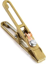 260A Brass Welding Ground Clamp A-Type Earth Clip for Arc Welding Machine