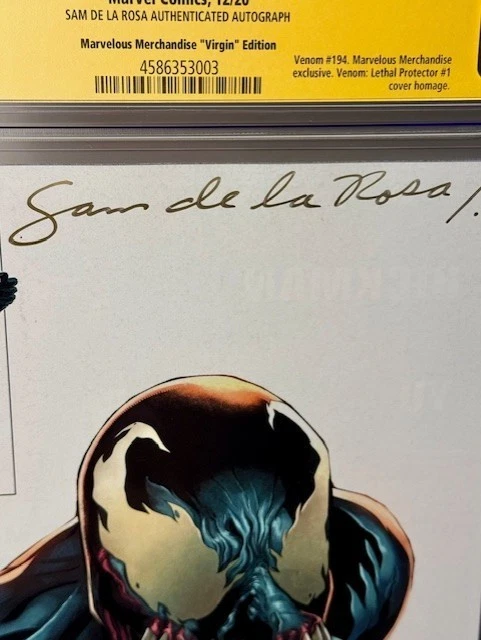 Venom No29 CGC x JSA 9.8 | Вариант Virgin с автографом Сэма Де Ла Розы | Marvel🔥 - Изображение 2 из 4