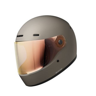 John Doe JD One Helmet Frozen Titan Gr. M Retro Motorradhelm Integralhelm