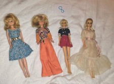 Barbie Tressy Fashion Dolls Francie Twiggy Truly Scrumptious Bundle 4 Dolls Rare