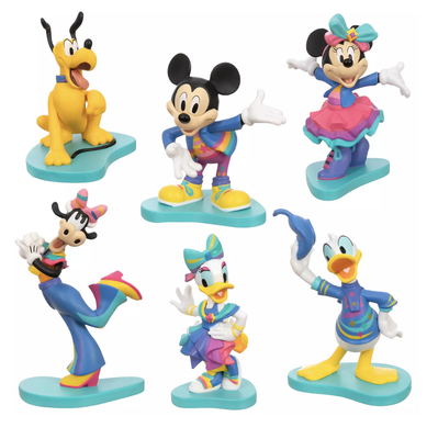 Disney Disneyland 70th Anniversary Mickey and Friends Figure Set