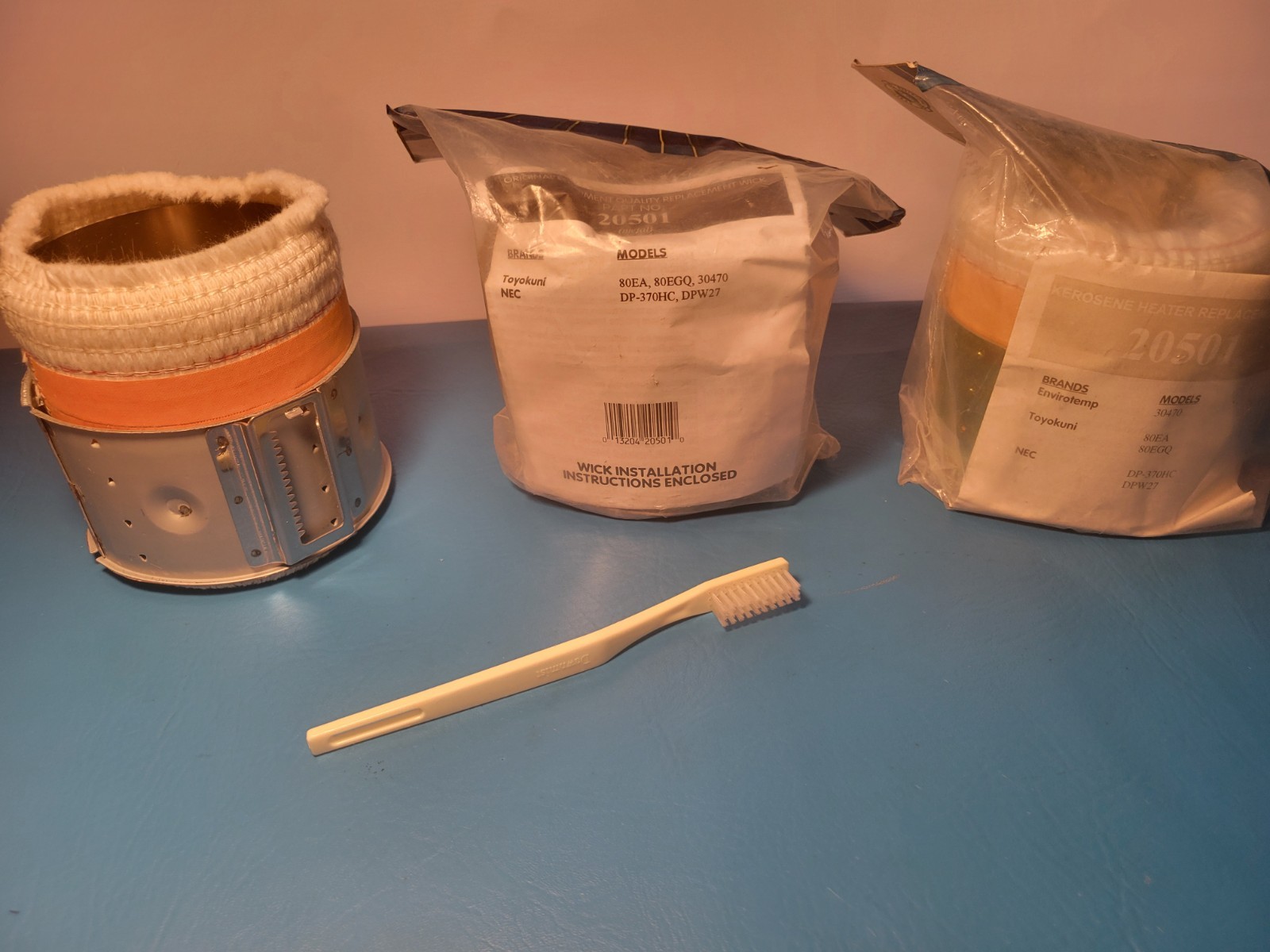 TOYOKUNI 80EA, 80EGQ, 30470 KEROSENE HEATER   WICK & WICK BRUSH  & CLEANING KIT