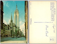 Empire State Building New York City NY Postcard
