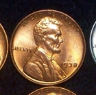 1938-P CHOICE BU - LINCOLN WHEAT CENT - SOLID COIN - NICE COLOR - SEE PICS!