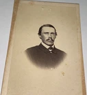 Rare Antique American Civil War Union Soldier Glasses NY CDV Photo Military Men!