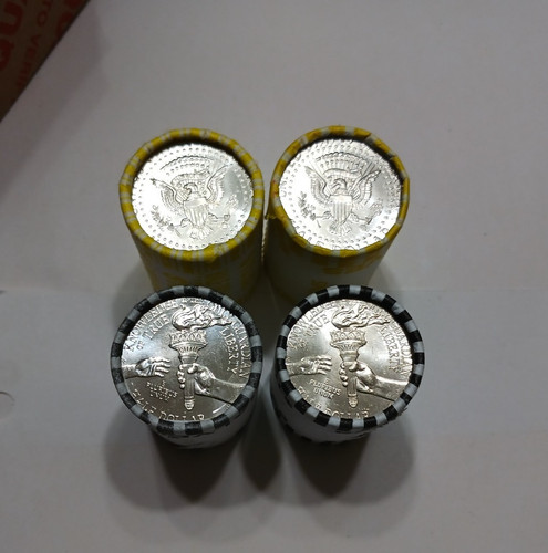 1 Roll each 2026 AND 2025 P Philadelphia & D Denver HALF DOLLARS. Miswraps.