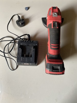 Excel 18V Li-Ion Winkelschleifer 115mm & 2Ah Akku und Ladegerät