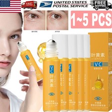 1~5x VC Lutein Eye Essence Oil Lutein Eye Serum Oil Roller Ball Anti-Wrinkle 8ml