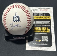 Bryce Miller Signed Mariners City Connect Baseball Autographed Auto ~ JSA COA!