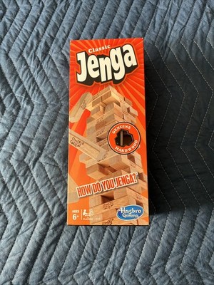 Hasbro Gaming Jenga Genuine Hardwood Blocks Board Game A2120