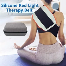24W 3 in 1 Led NIR Light Therapy Belt Warm Pad Muscle Joint Pain Relief Massage