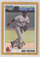 2010 Bowman Chrome Prospects Gold Refractor 31/50 Jose Iglesias #BCP108 mm8