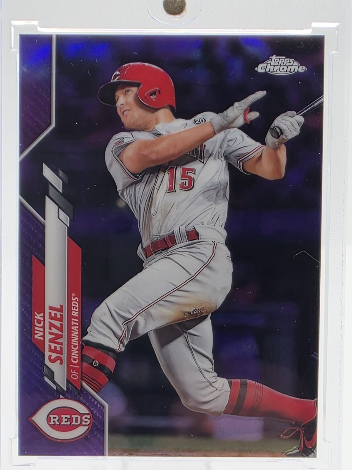 2020 Topps Chrome - Nick Senzel #24 Purple Refractor /299