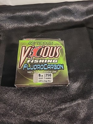 Fluorocarbon Vicious 6lb 250yd Clear 