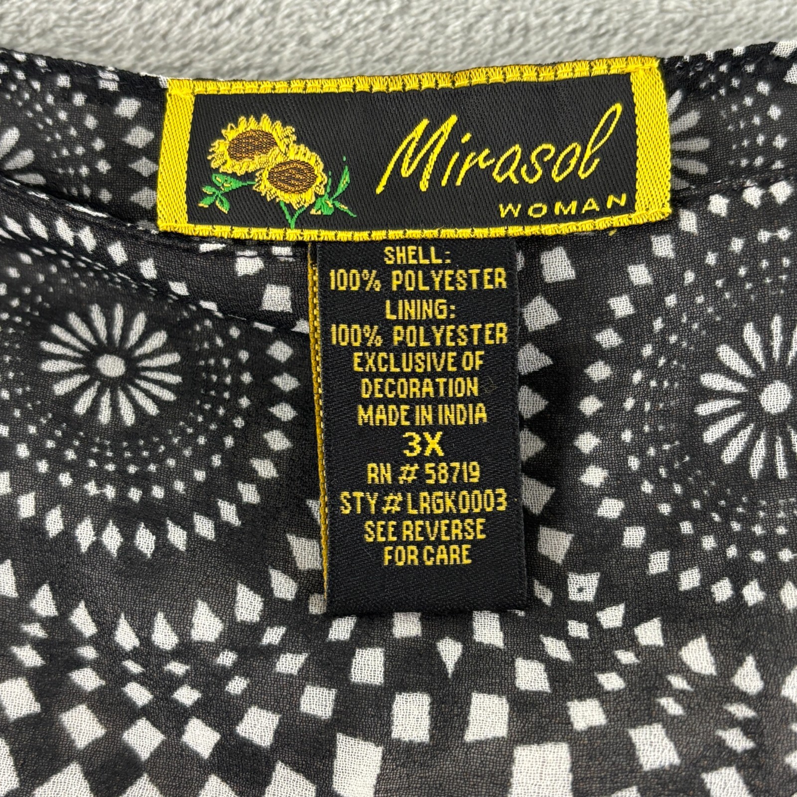 Marisol Patchwork Panel Maxi Long Skirt Womens 3X… - image 3