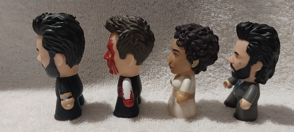 Lote de 4 figuras de vinilo The Preacher Collection de 3" Titanes 2017 Foto 3 de 4