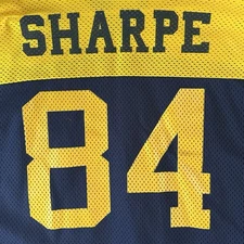 Vintage Logo Athletic Green Bay Packers Sterling Sharpe Size XL 50-52 Jersey