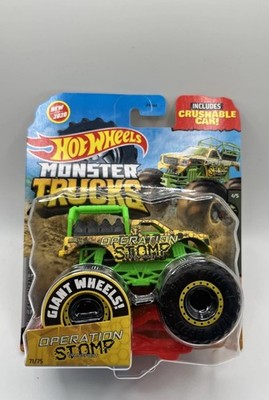 MATTEL HOT WHEELS MONSTER TRUCKS OPERATION STOMP 71/75 2020 New