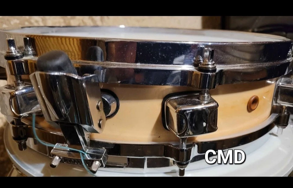 TAMA LATE 1990S ORIG STARCLASSIC MAPLE 3.5X14 PICCOLO SNARE DRUM DIECAST JAPAN - Image 3 of 4
