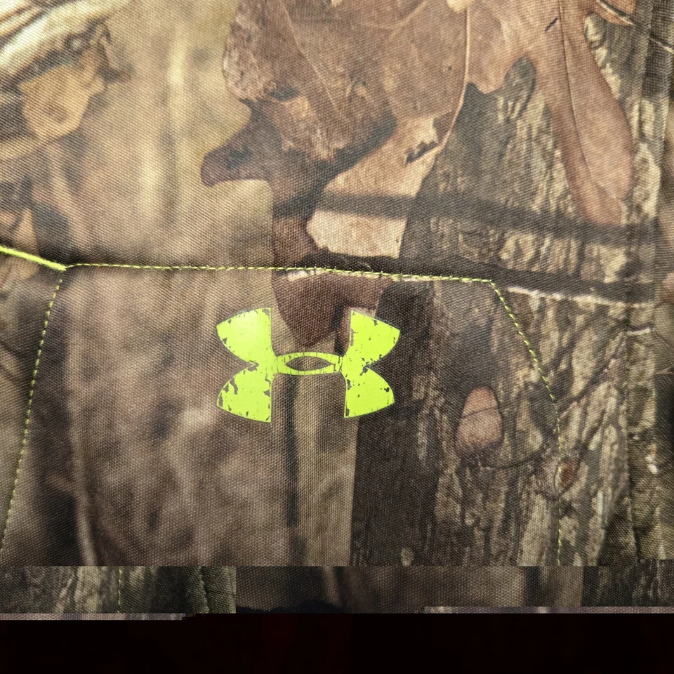 Chaqueta de caza Under Armour polar roble musgo camuflaje control de aromas para hombre talla grande” Foto 2 de 4
