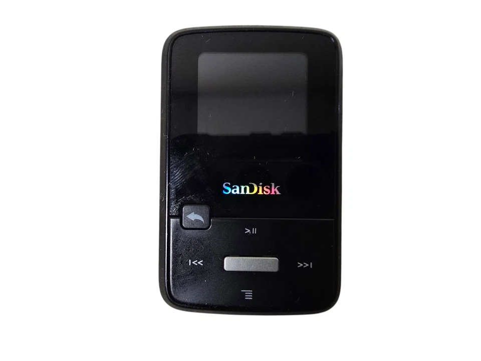SanDisk Sansa Clip Zip Black 4GB w/ 32GB SD Card TESTED good battery - Image 2 of 4