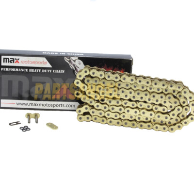 Gold 520x104 O-Ring Drive Chain ATV Motorcycle MX 520 Pitch 104 Links