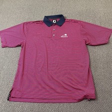 FootJoy Shirt Mens Size Large L Purple Striped ProDry Lisle Golf Pink Pasencia