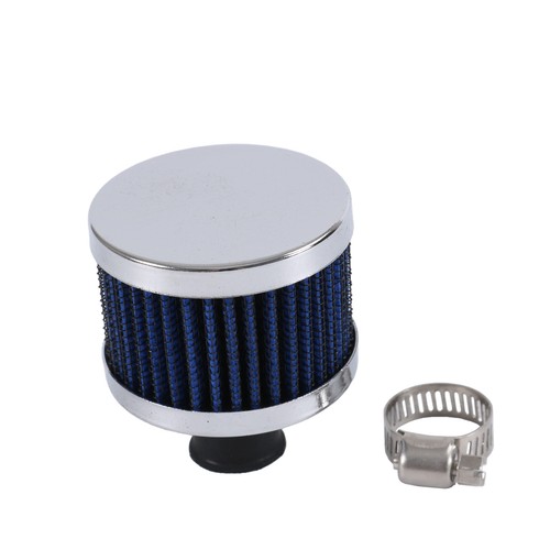 Blue Cold Air Intake Filter Turbo Vent Crankcase Car Breather Valve Cover 12mm - Picture 9 of 14
