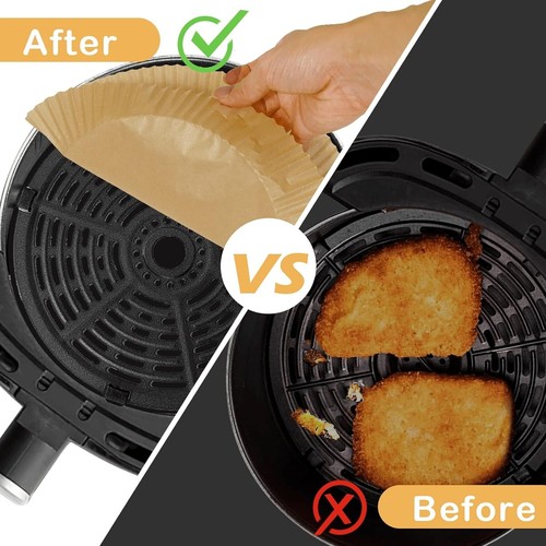 Air Fryer Liners for Ninja Air Fryer, 100 Pcs Air Fryer Disposable Paper Liner A - Picture 5 of 21