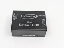 Live Wire Solutions SPDI DIRECT BOX Passive Switchable Hi-Z Input to LO-Z Output