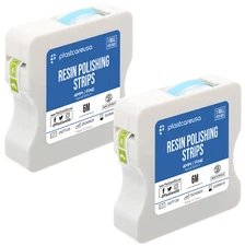 2 x Dental Fine Polishing Strips File Kit, 4mm x 6M, Resin Tooth Sanding Teeth