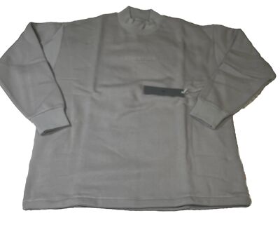 $150 Fear of God Essentials Crewneck Sweatshirt Smoke XXS NWT & Bag streetwear