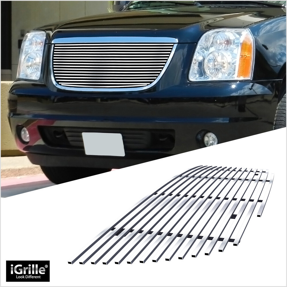For 2007-2014 GMC Yukon Not For Hybrid Main Upper Stainless Grille Insert